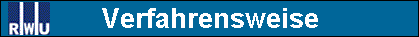 Verfahrensweise